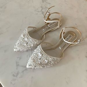 Badgley Mischka wedding flats